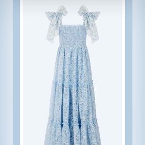 JessaKae Light Blue Lace Maxi Dress
